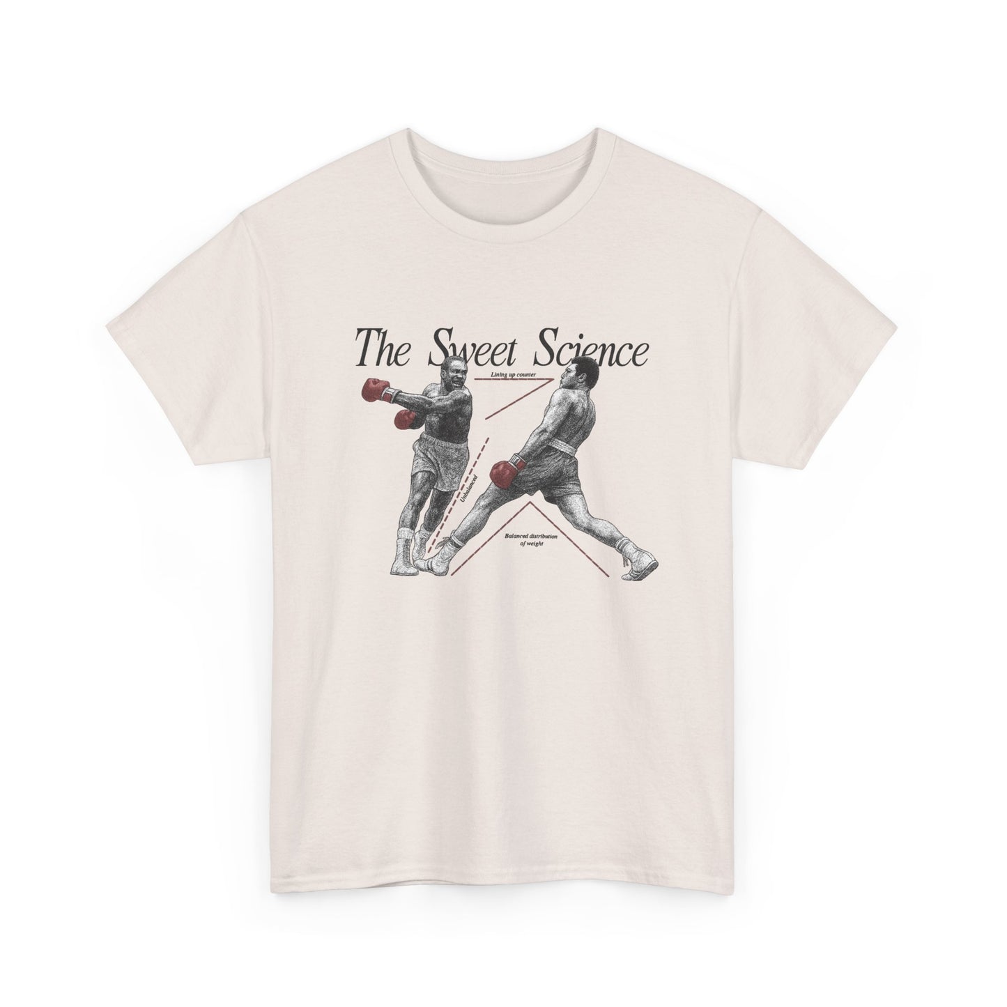 Boxing The Sweet Science Vintage Graphic T Shirt NEW Vintage Unisex Heavy Cotton