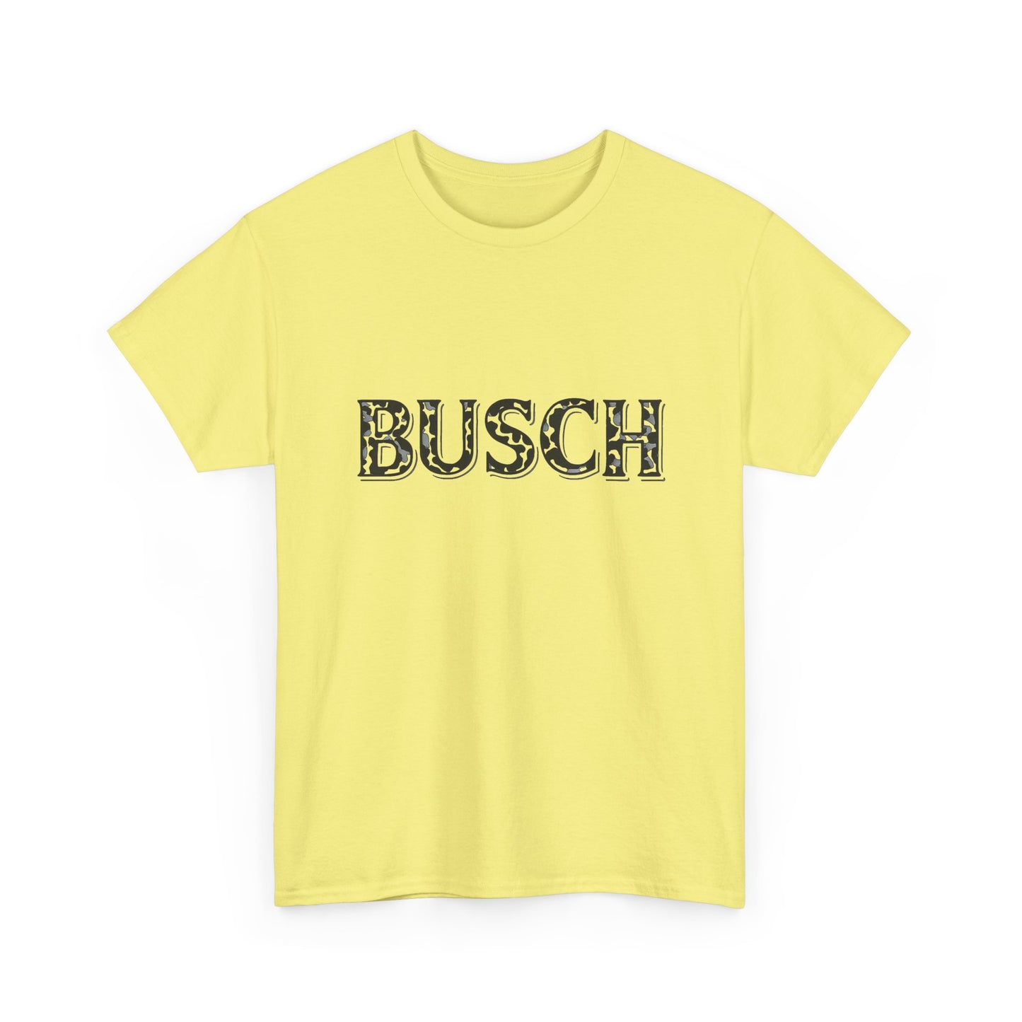 Busch Beer MULTIPLE COLORS Graphic T Shirt NEW Unisex Heavy Cotton Tee