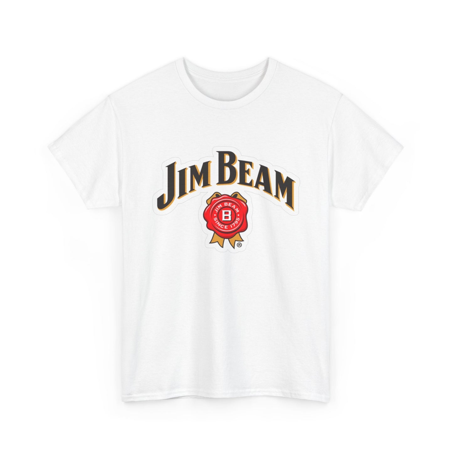 Jim Beam Graphic T Shirt Vintage Whiskey Alcohol Unisex Heavy Cotton Tee