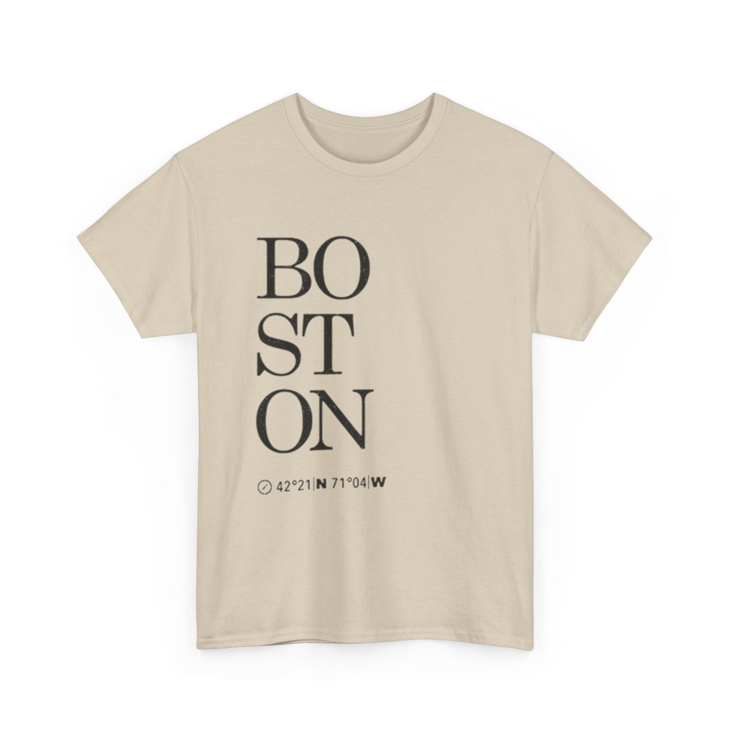Boston Modern Classic Graphic T Shirt Unisex NEW Heavy Cotton Tee