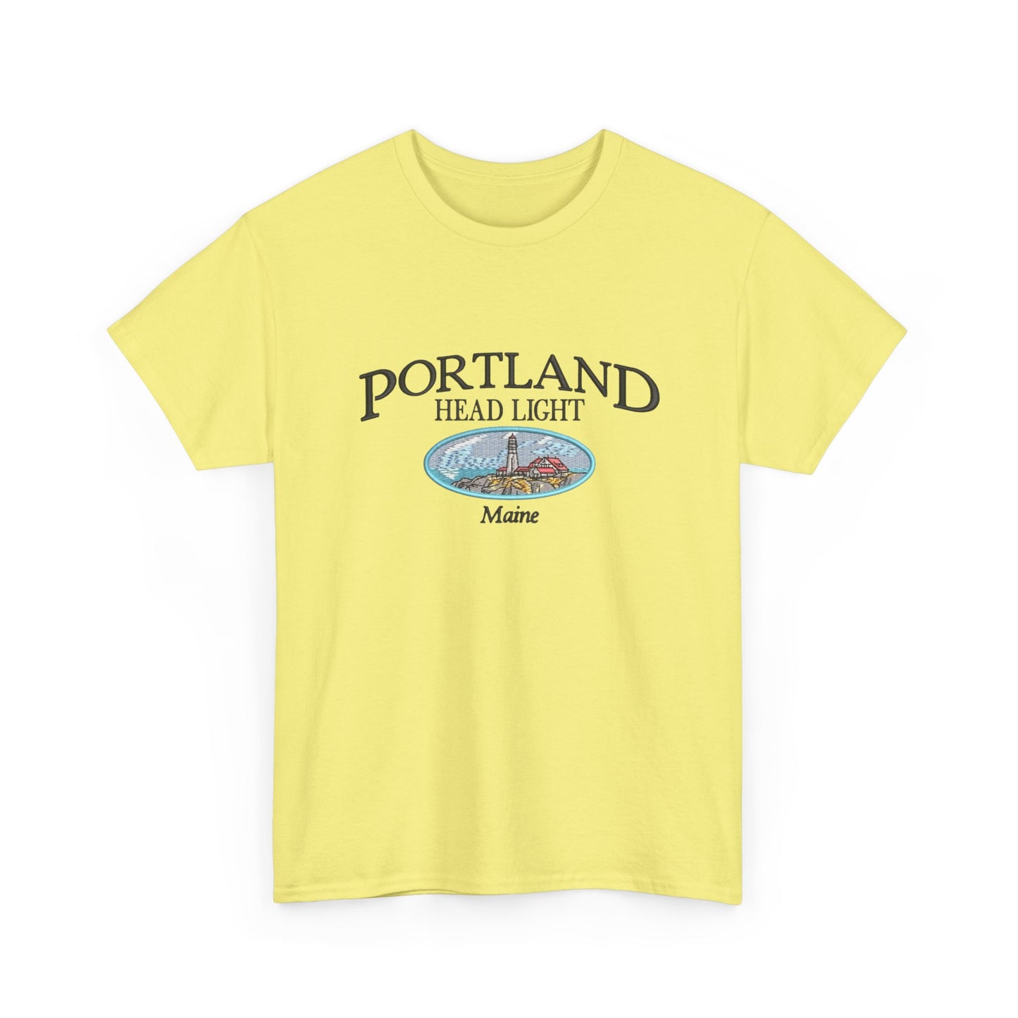 Portland Maine Graphic T Shirt NEW Unisex Heavy Cotton Tee