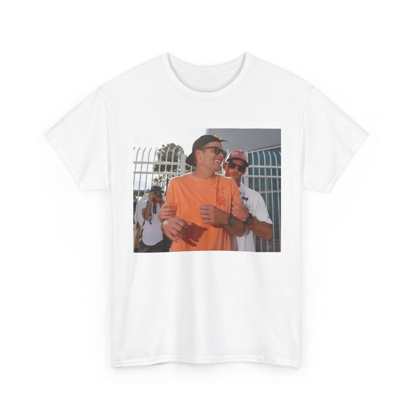 Tom Brady funny drunk T-shirt buccaneers Florida patriots Unisex Heavy Cotton