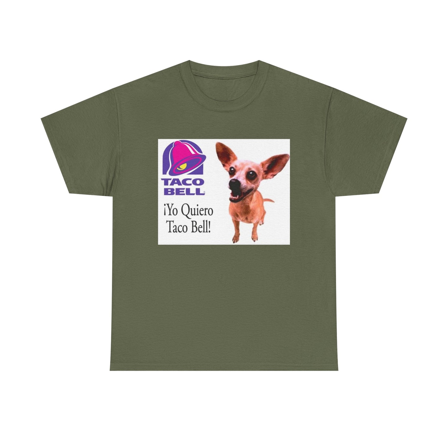 Taco Bell Shirt Funny Retro Logo Mexican Dog 90s Nostalgia Unisex Heavy Cotton