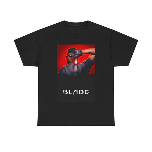 Blade Movie Tshirt Retro Movie Poster Vintage Action Unisex Heavy Cotton Tee