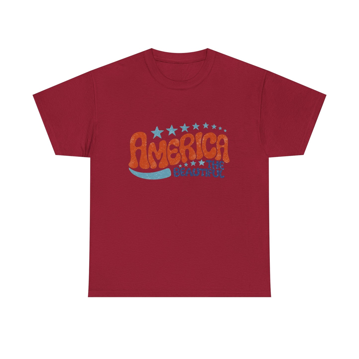 America The Beautiful Graphic T Shirt Adult New Tee