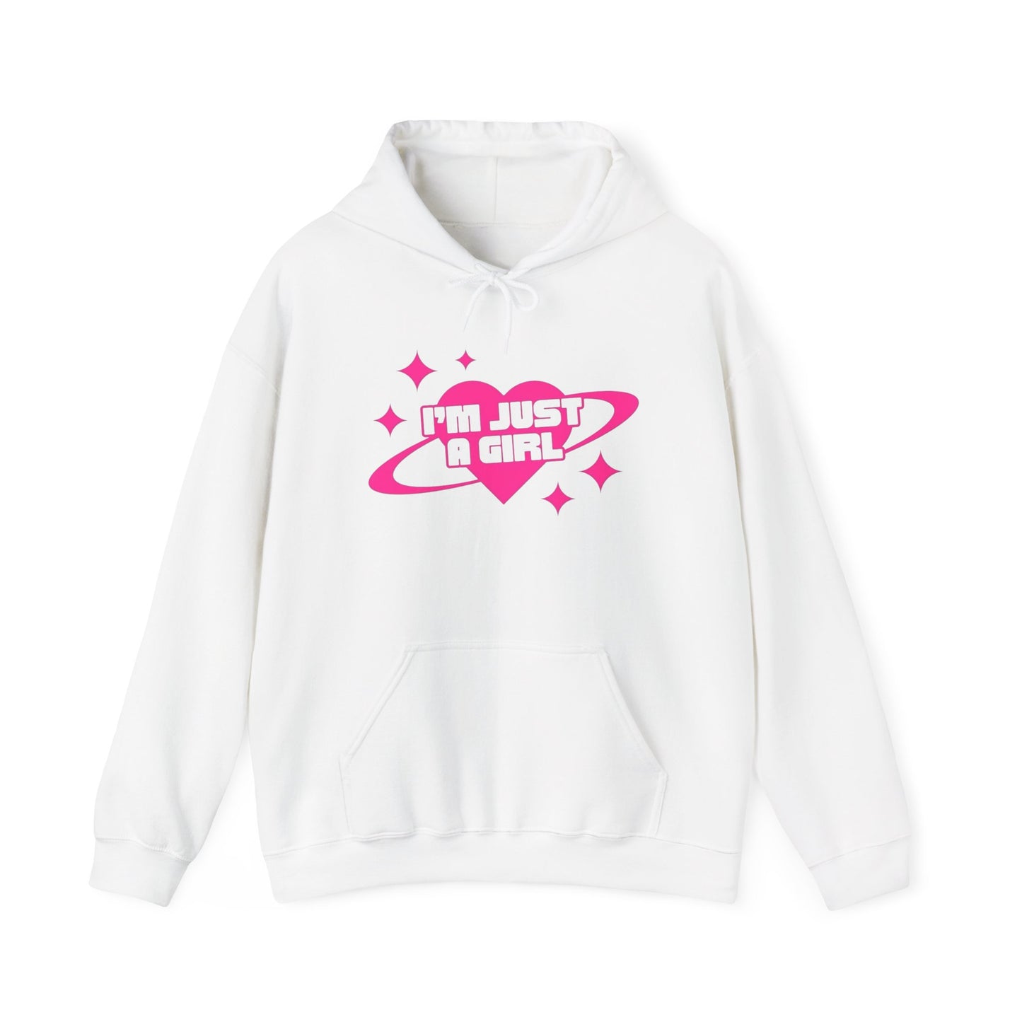 I'm Just A Girl Graphic Hoodie Heavy Blend™ Hooded Sweatshirt