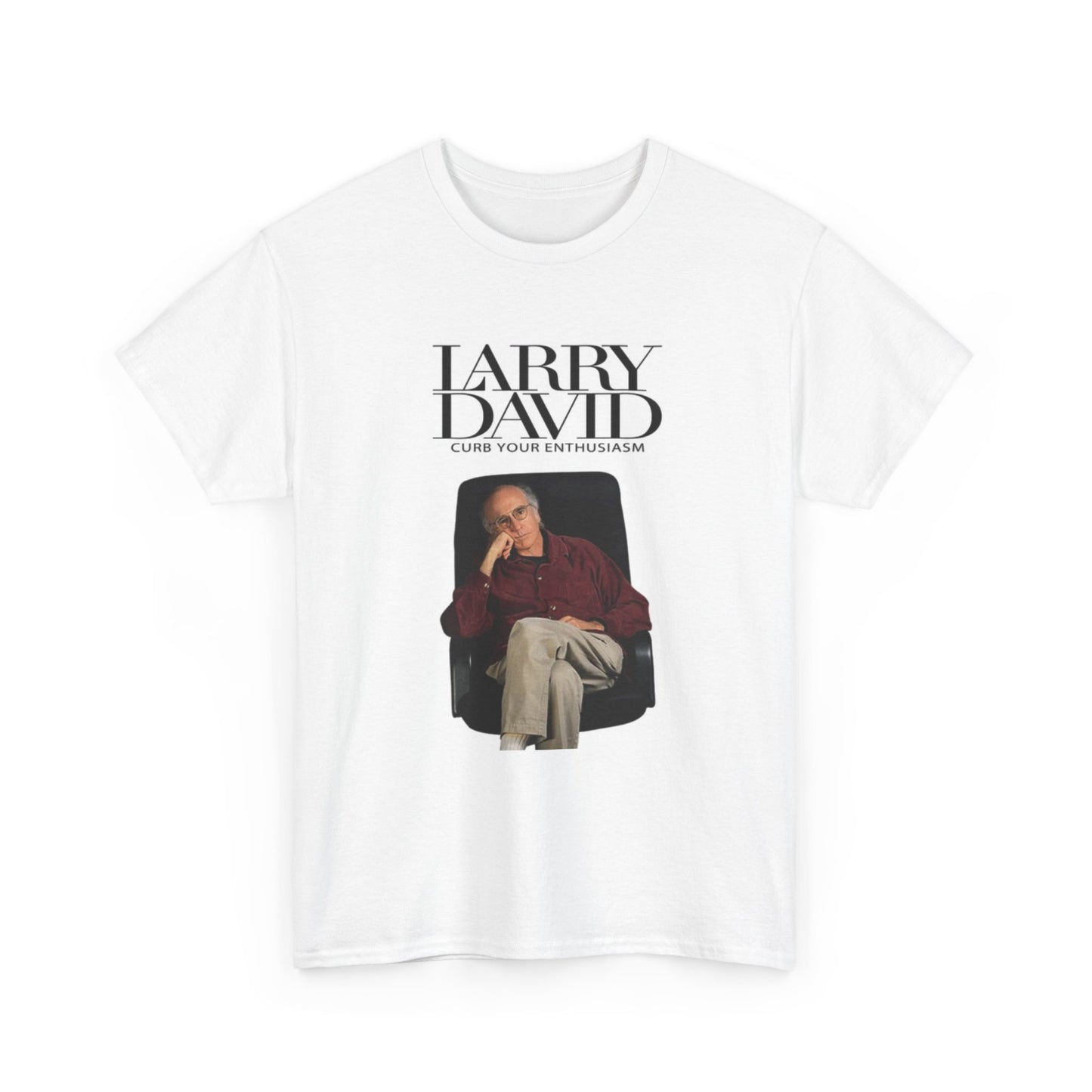 Larry David T shirt Comedy Therapy Curb Your Enthusiasm Unisex Heavy Cotton Tee
