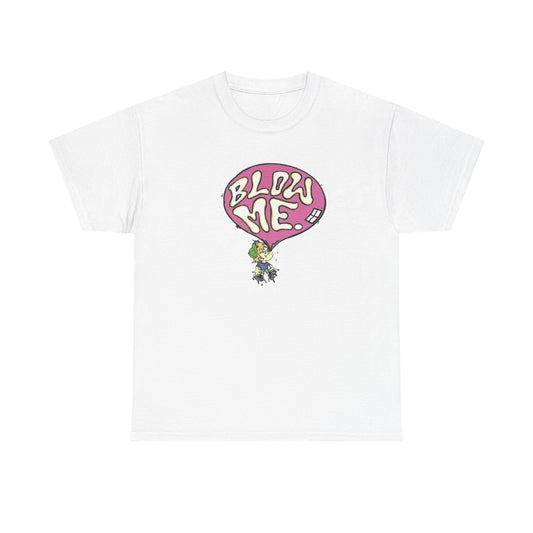 Blow Me Funny Vintage Graphic T-Shirt Unisex Heavy Cotton Tee