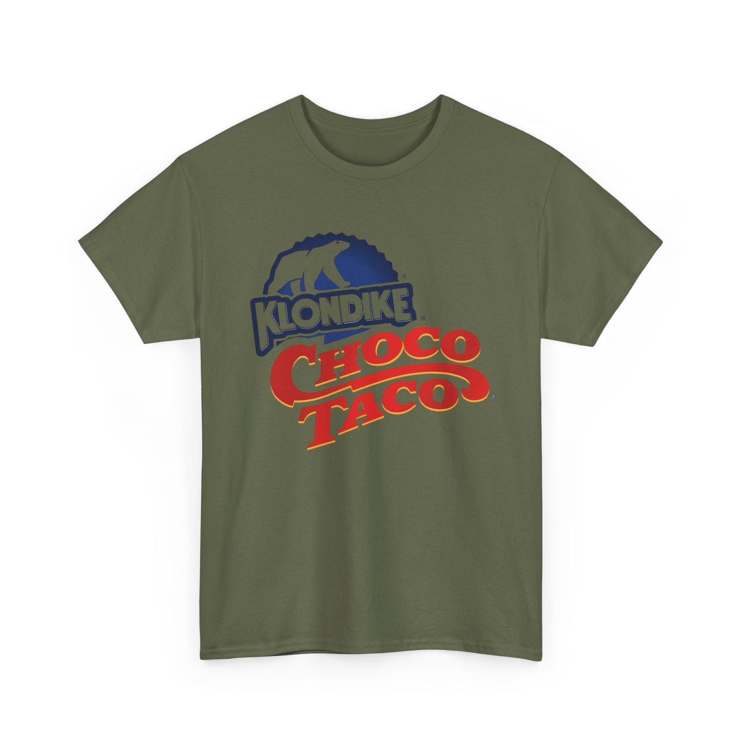 Klondike Shirt Choco Taco Funny Ice Cream Retro Nostalgic Unisex Heavy Cotton