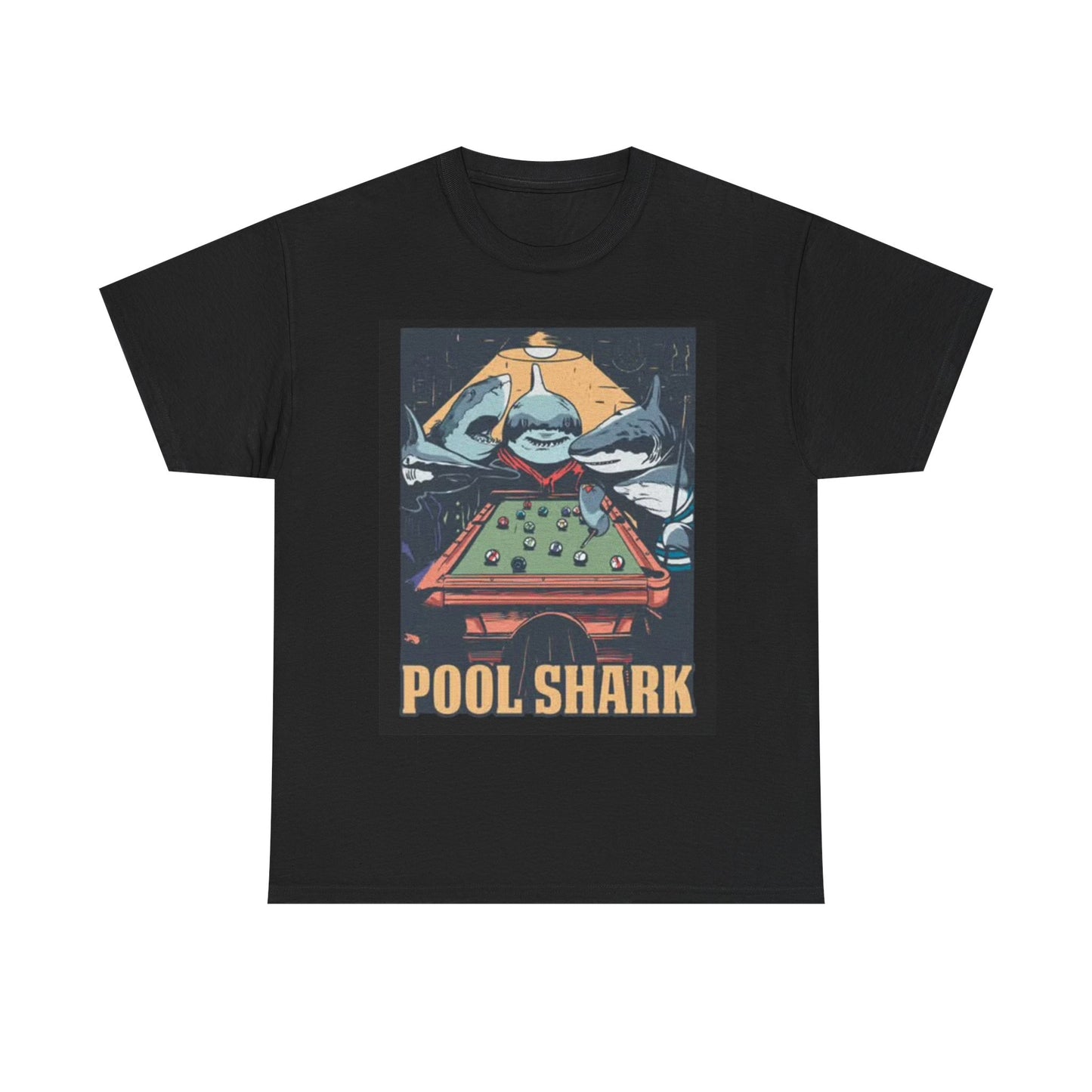 Pool Shark T Shirt Retro Funny Graphic T Vintage Pool Hall Rogan Unisex