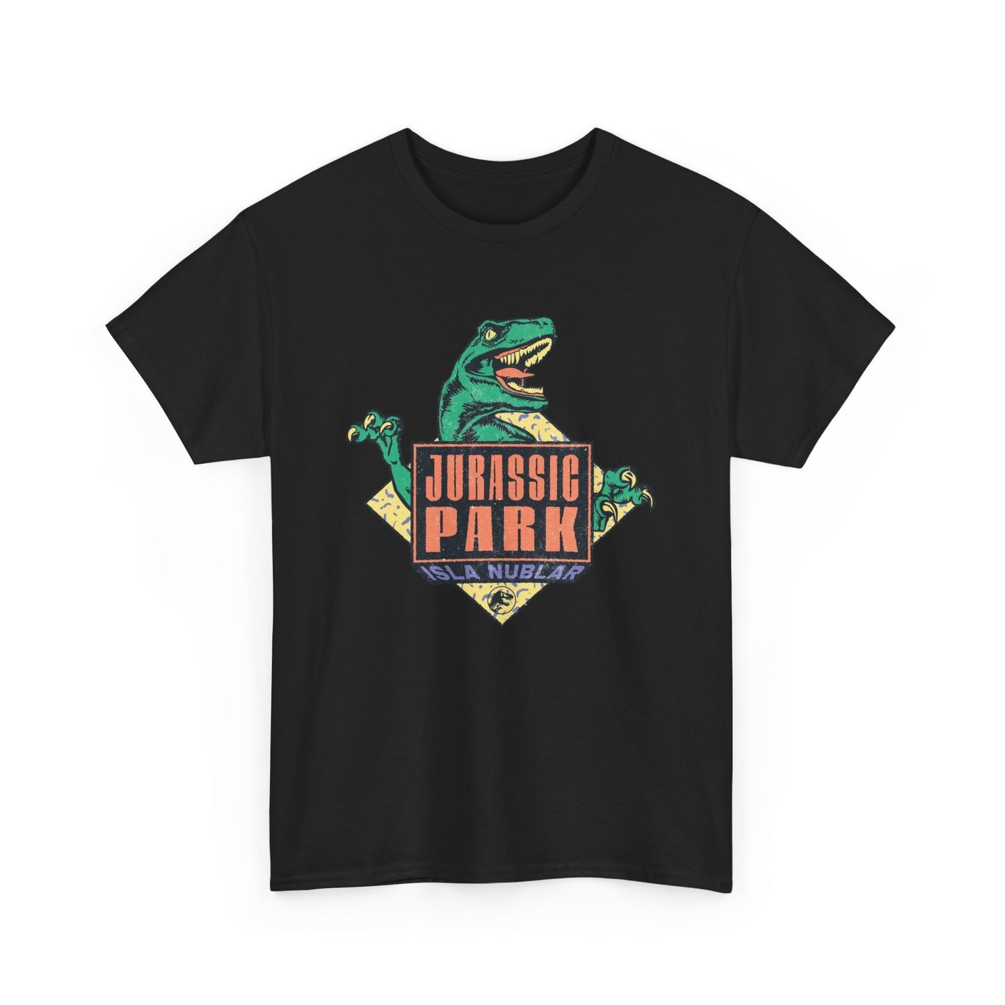 Jurassic Park Retro Graphic T Shirt NEW ADULT Heavy Cotton Tee