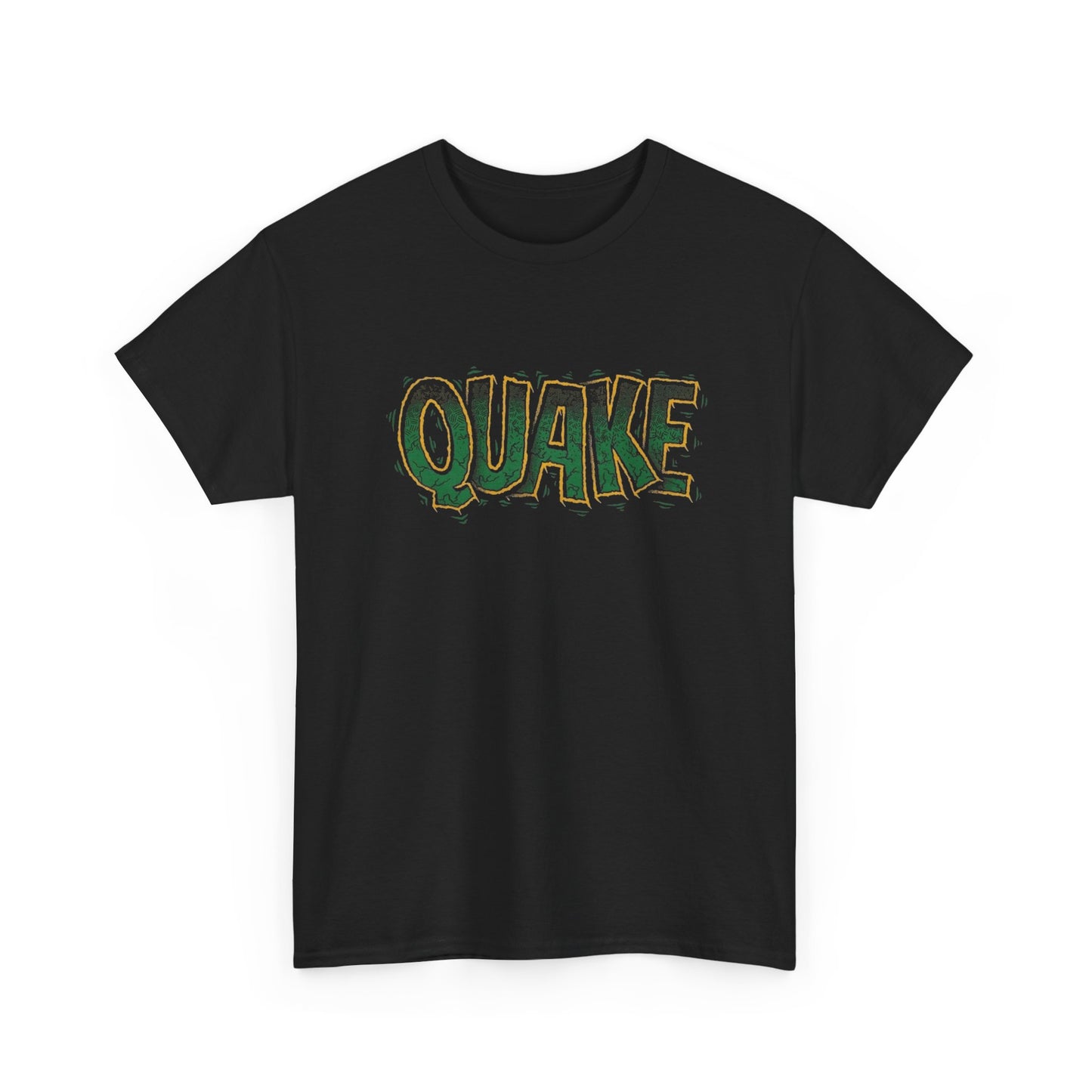Quake Vintage Gaming Game Graphic T-Shirt Unisex Comfy Heavy Cotton Tee