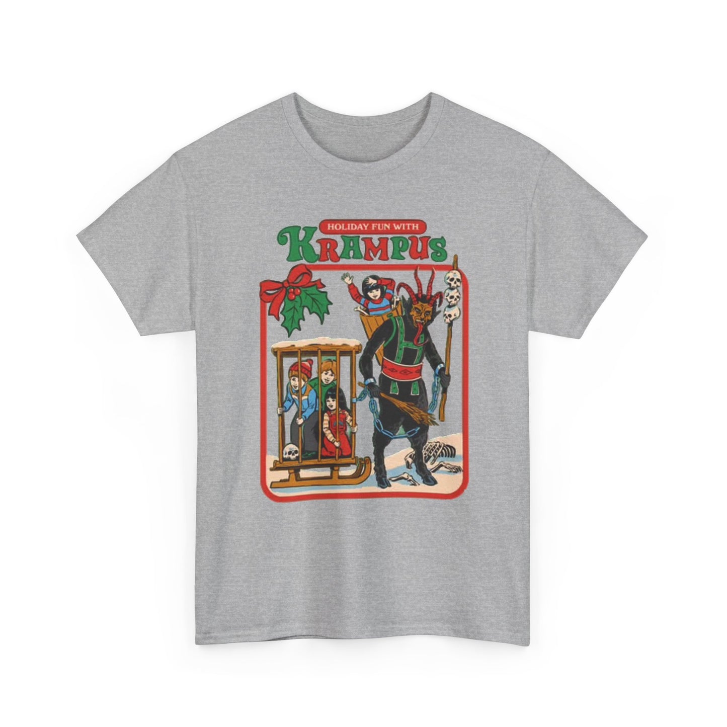 Holiday Fun With krampus Funny Graphic T Shirt Christmas Merry Unisex Holidays