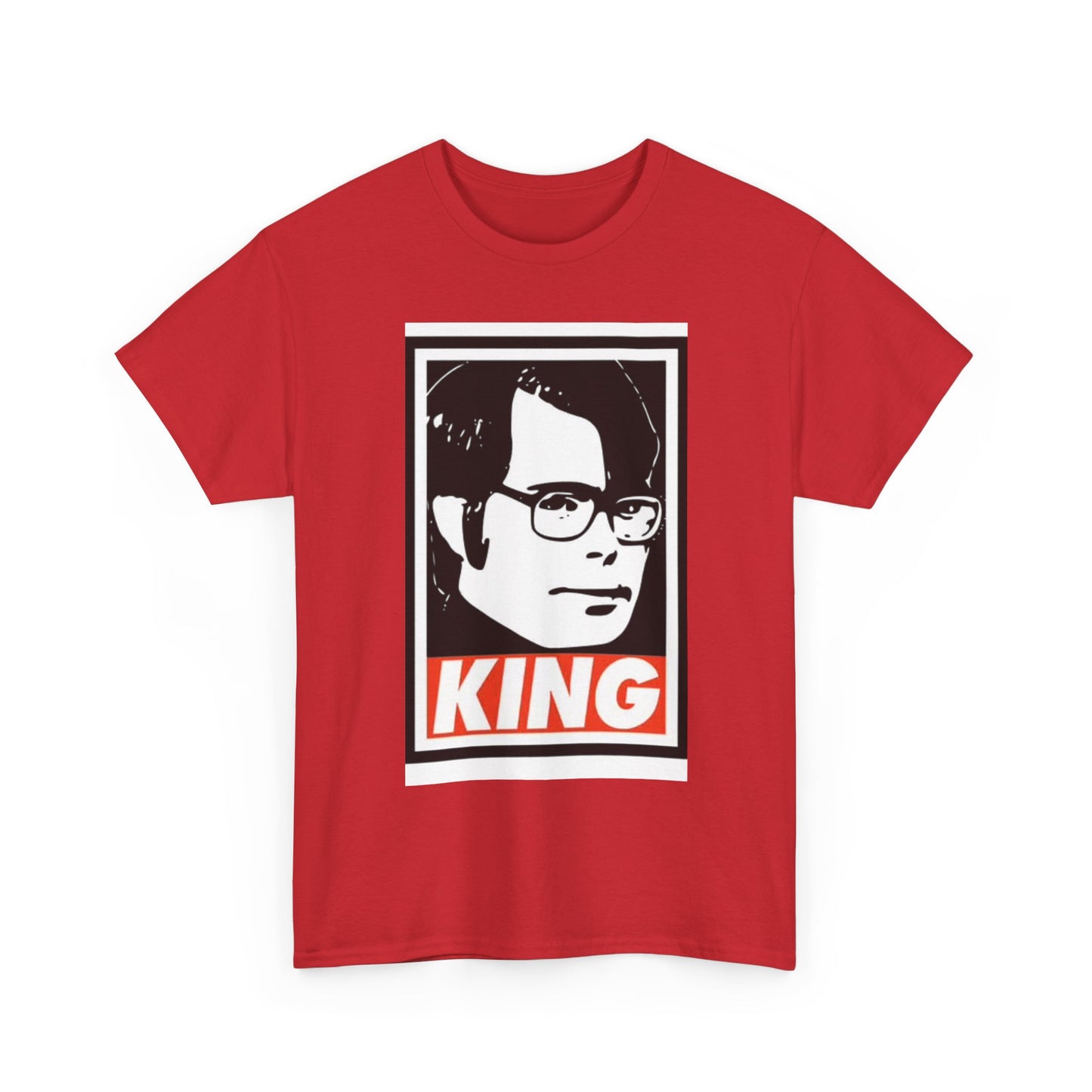 Stephen King Shirt Retro Poster Horror Funny Gift Scary Unisex Heavy Cotton Tee