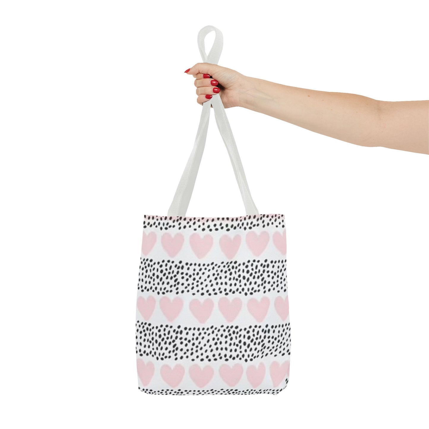 Pink Hearts Brand New Tote Bag (AOP)