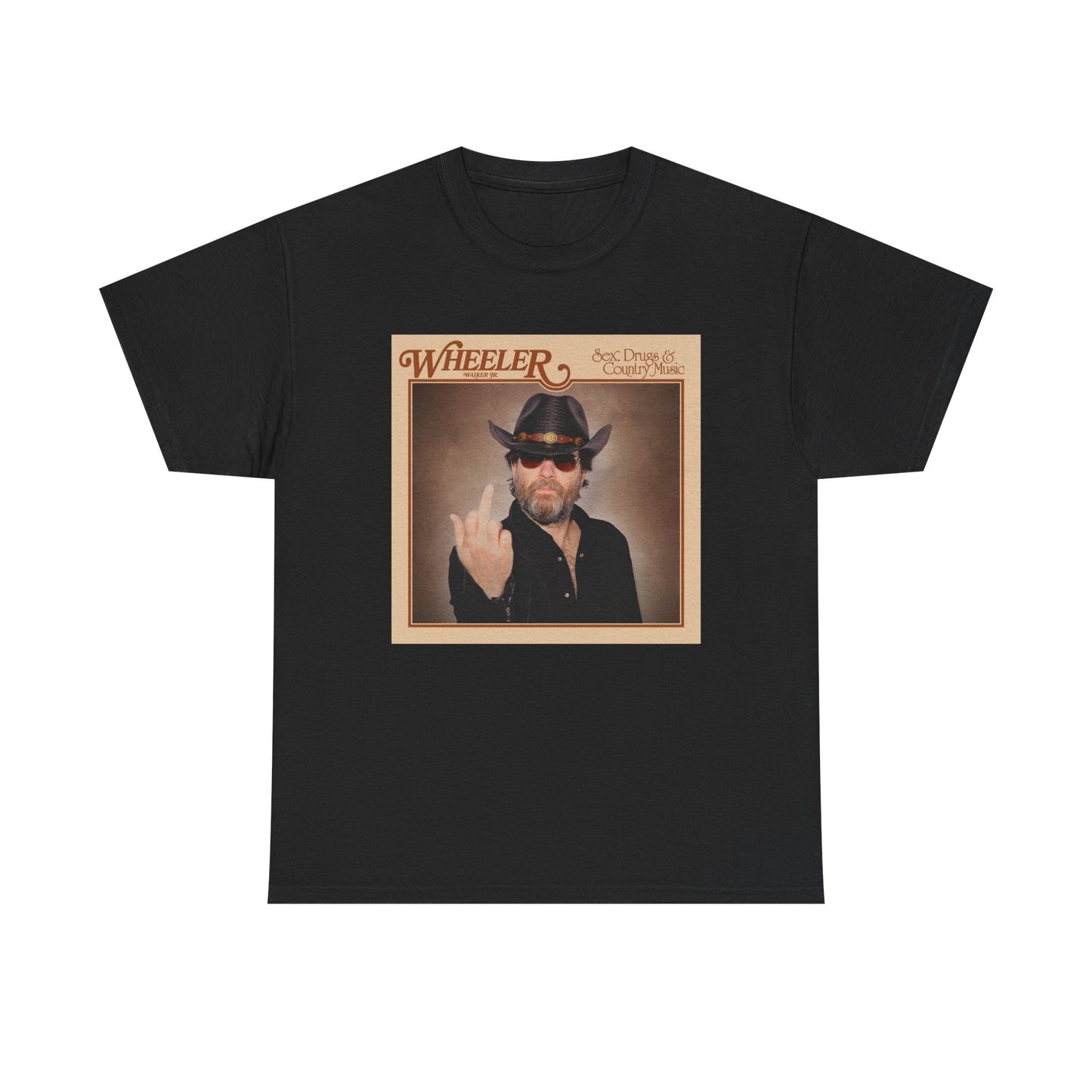 Wheeler Walker Jr Country Graphic T Shirt Adult NEW Unisex Heavy Cotton Tee
