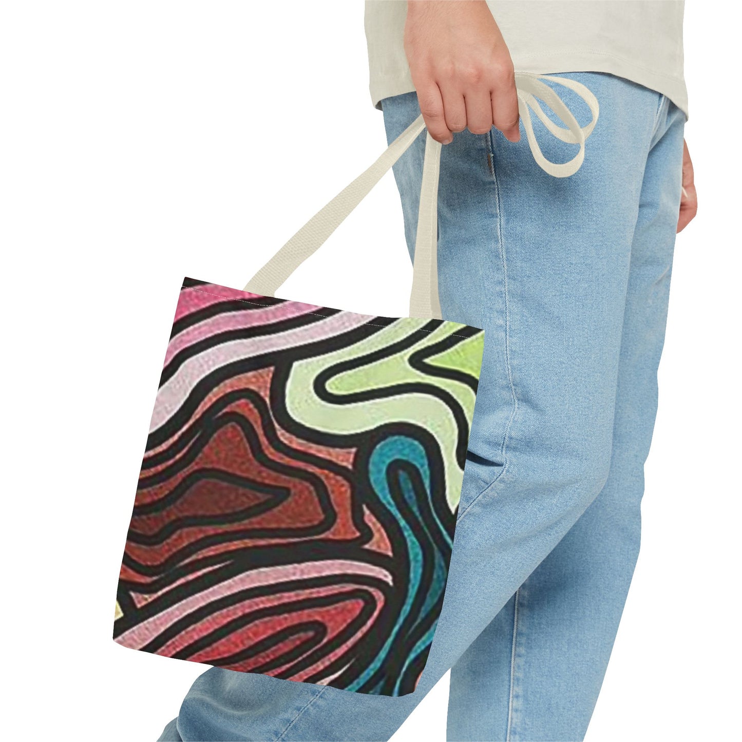70s Multi Color BRAND NEW MODERN Tote Bag (AOP)