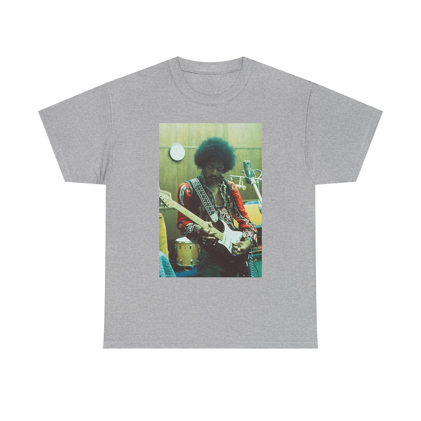 Jimi Hendrix Graphic T Shirt Vintage Photo Unisex Heavy Cotton Tee 4