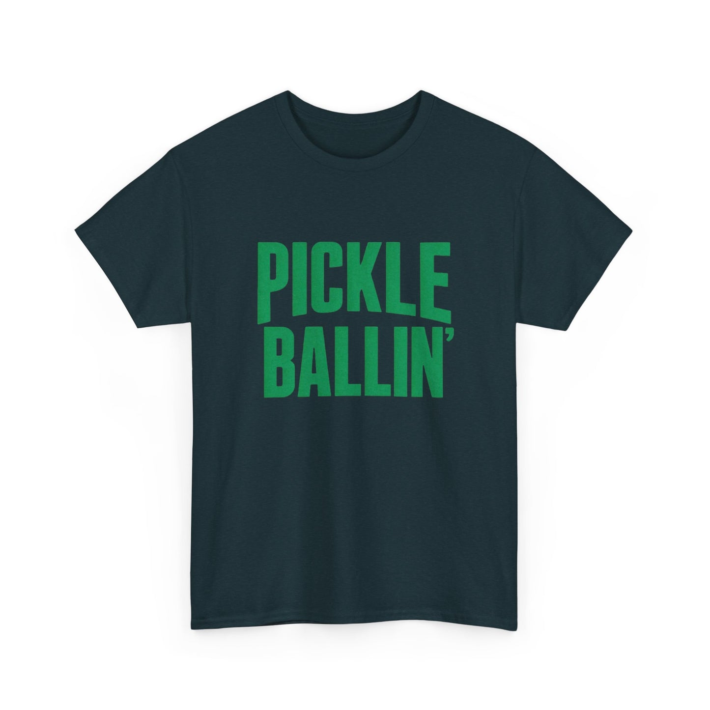 Pickle Ballin Retro Graphic T Shirt Heavy Cotton Tee