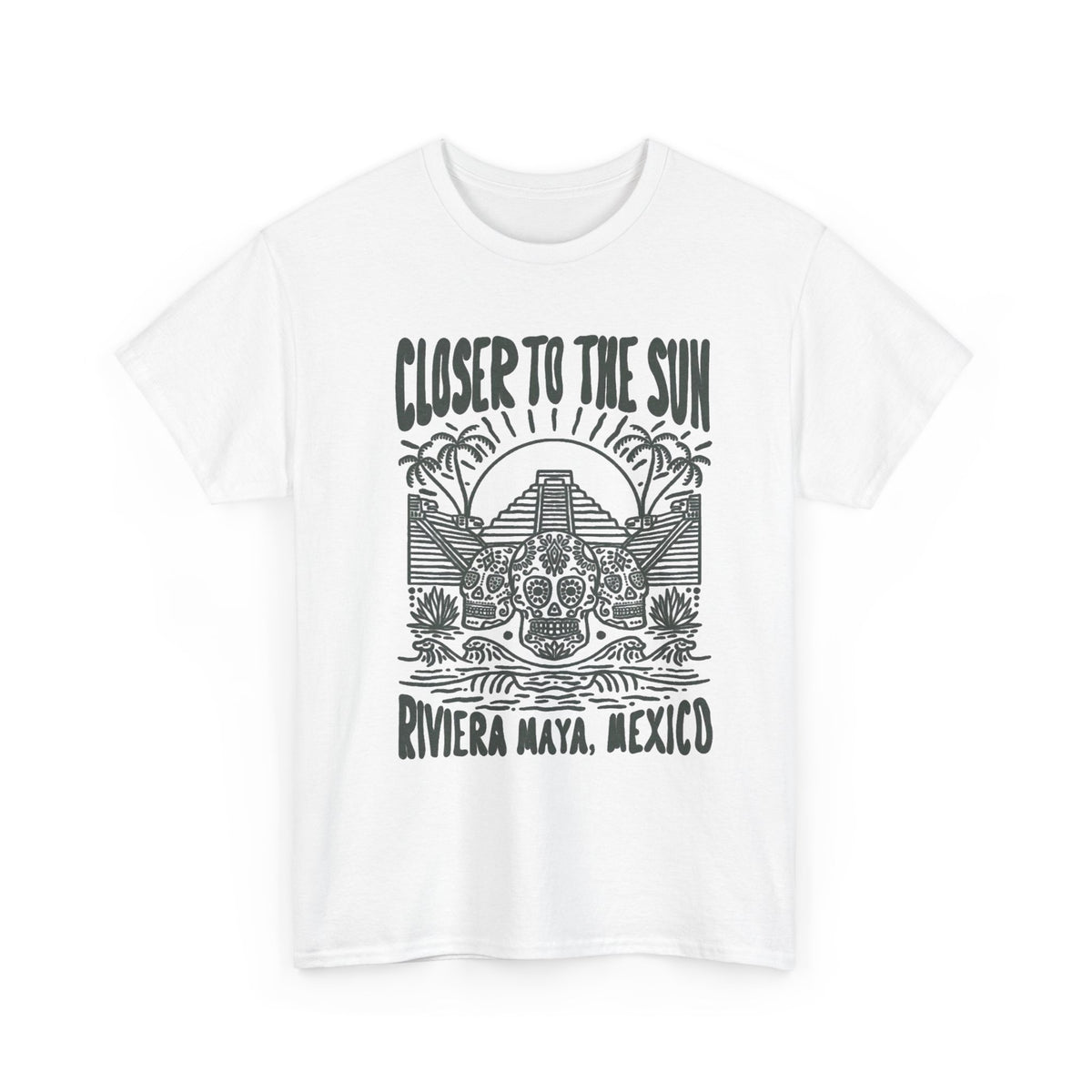 Closer to the Sun Riviera Maya Mexico T-Shirt Men's Graphic Tee