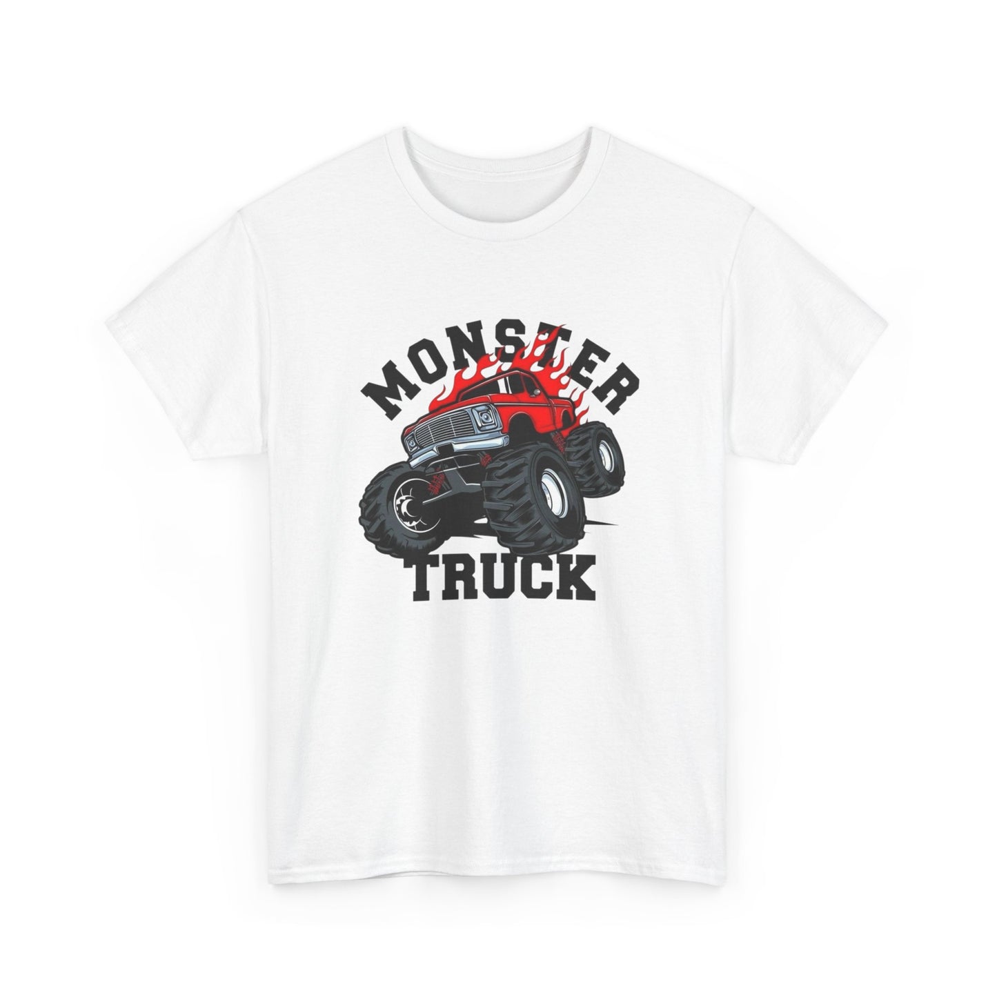 Monster Truck Graphic T Shirt Unisex Heavy Cotton Tee
