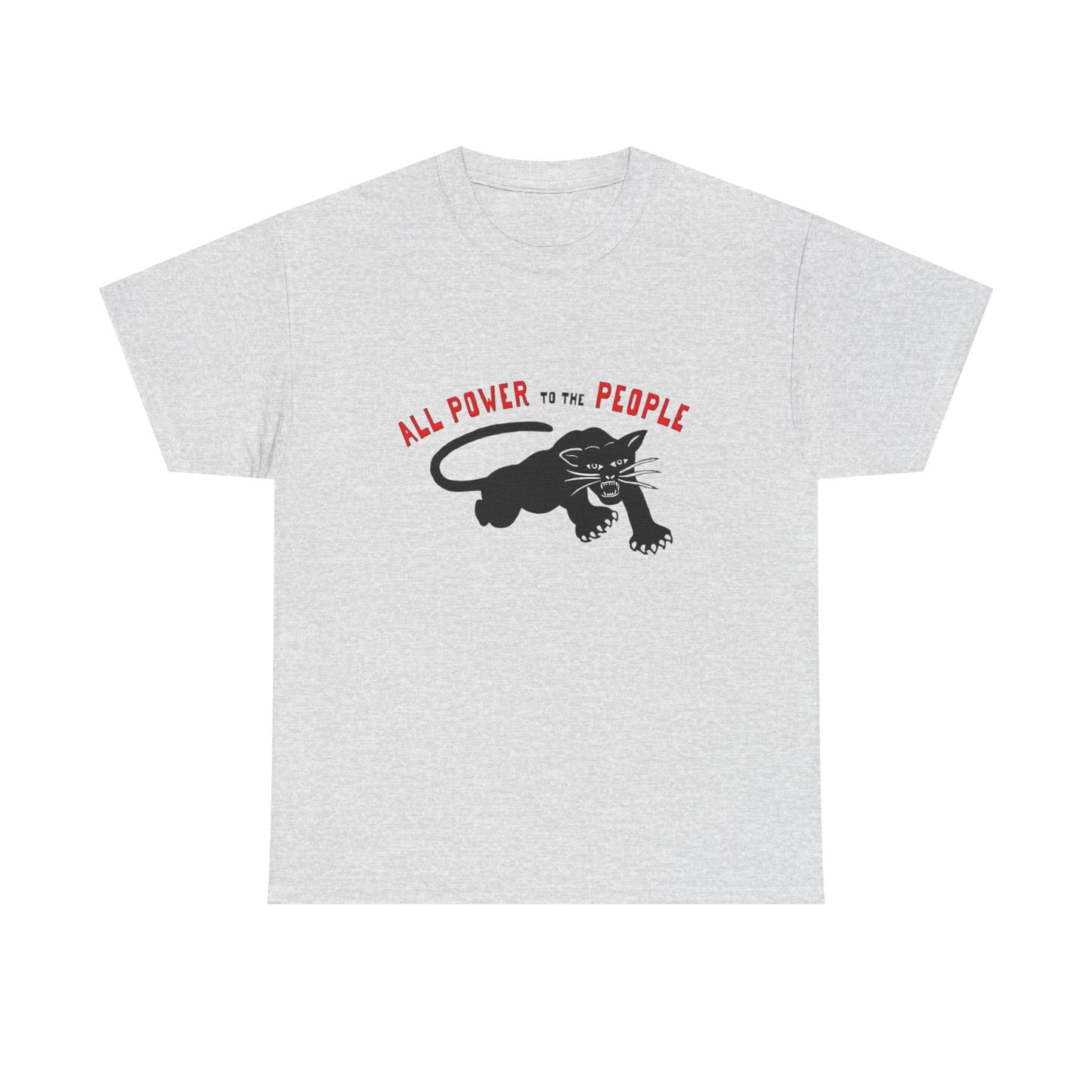 All Power To The People Graphic T Shirt NEW GIFT Unisex Heavy Cotton Tee