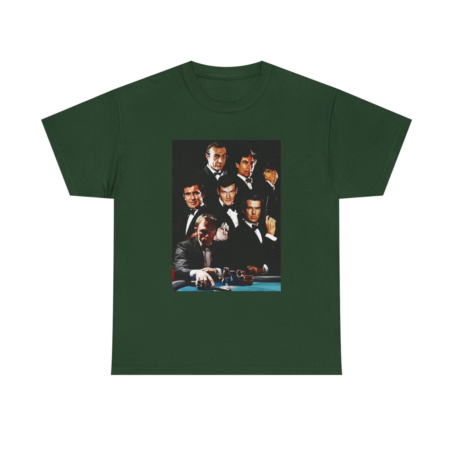 James Bond T-shirt Vintage Bond Collection Merch Unisex Heavy Cotton Tee
