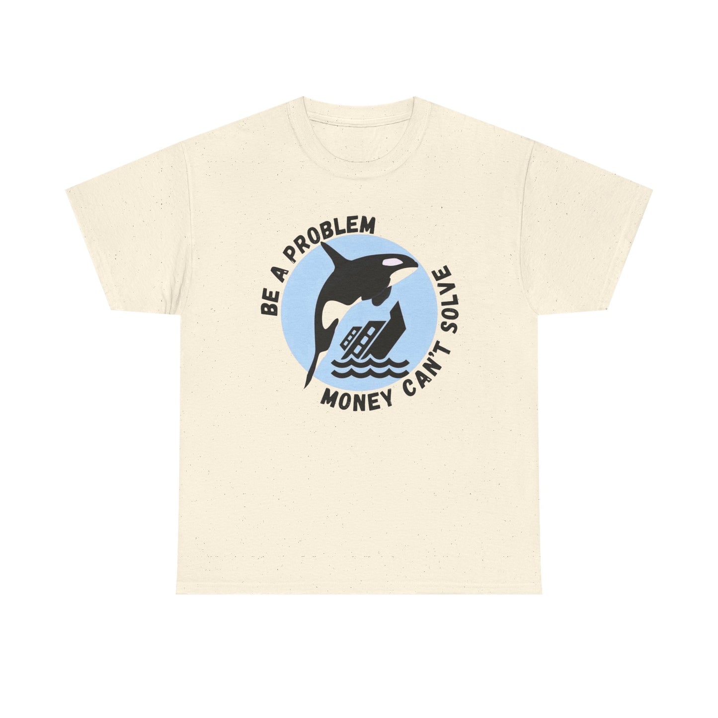 Killer Whale Funny Graphic T-Shirt Unisex Heavy Cotton Tee Gift