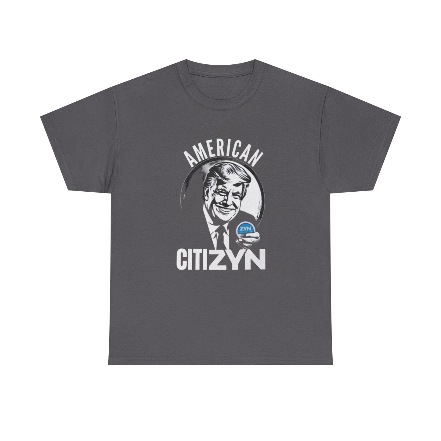 ZYN T-shirt funny Trump Shane Gillis Tucker Newport graphic Heavy Cotton Tee