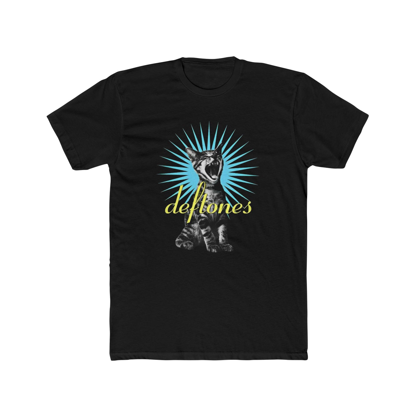 Deftones shirt vintage graphic tee rock band retro unisex Men's Cotton Crew Tee
