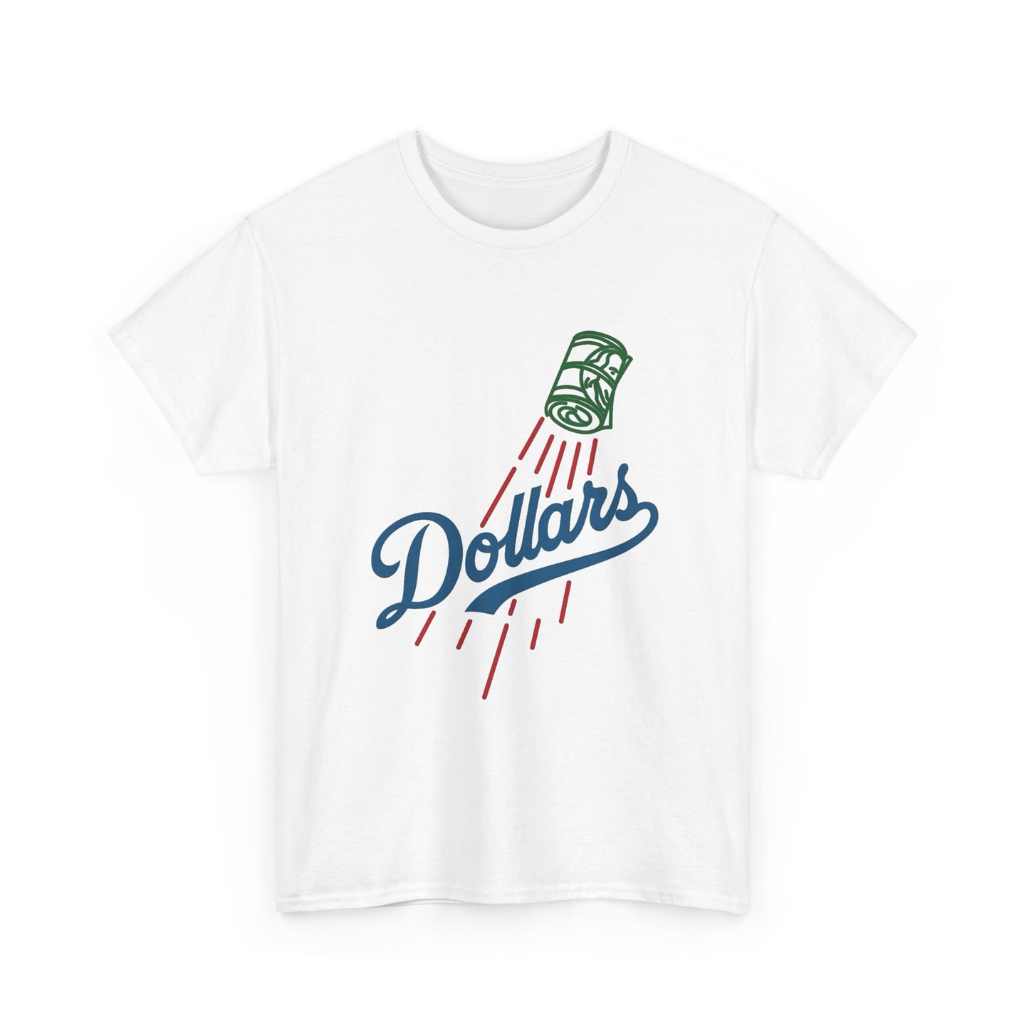 Dollars Baseball LA Cali Graphic T Shirt NEW Vintage Unisex Heavy Cotton Tee