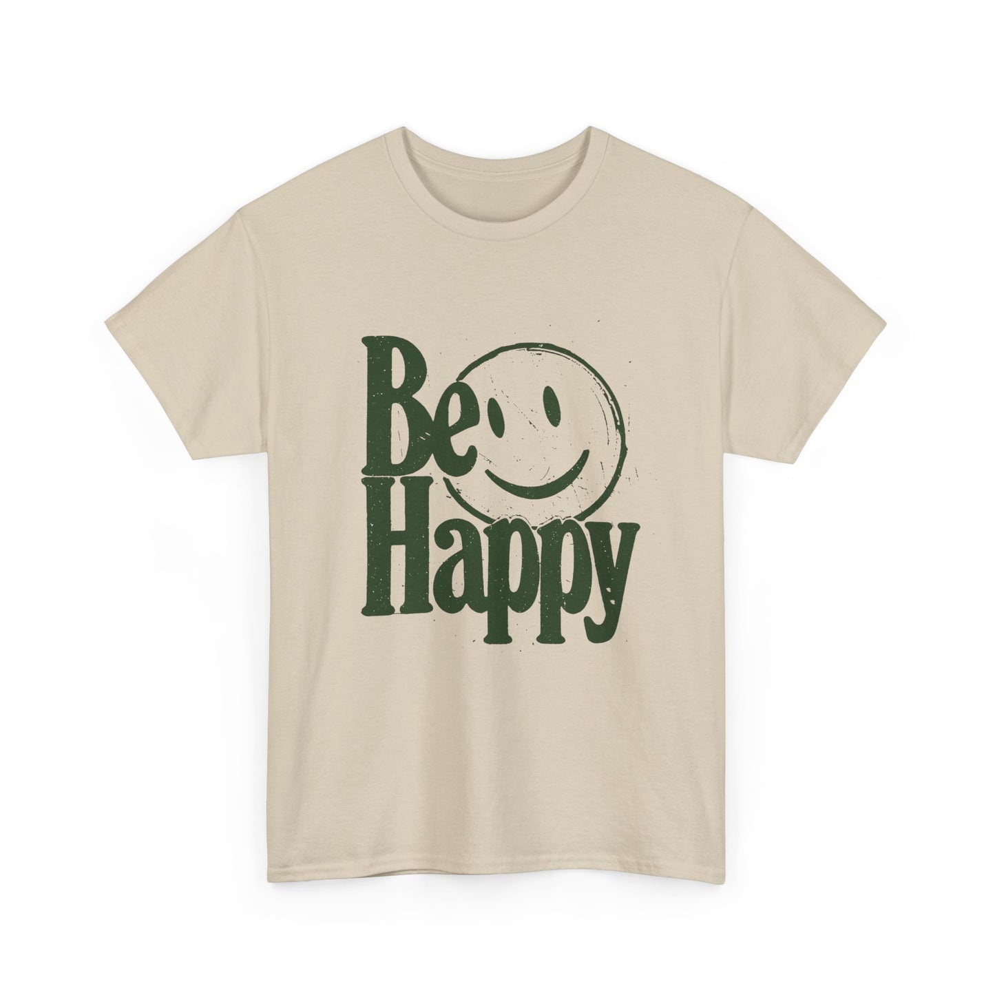 Be Happy Graphic T Shirt Unisex Cotton Tee - New Gift - Tee