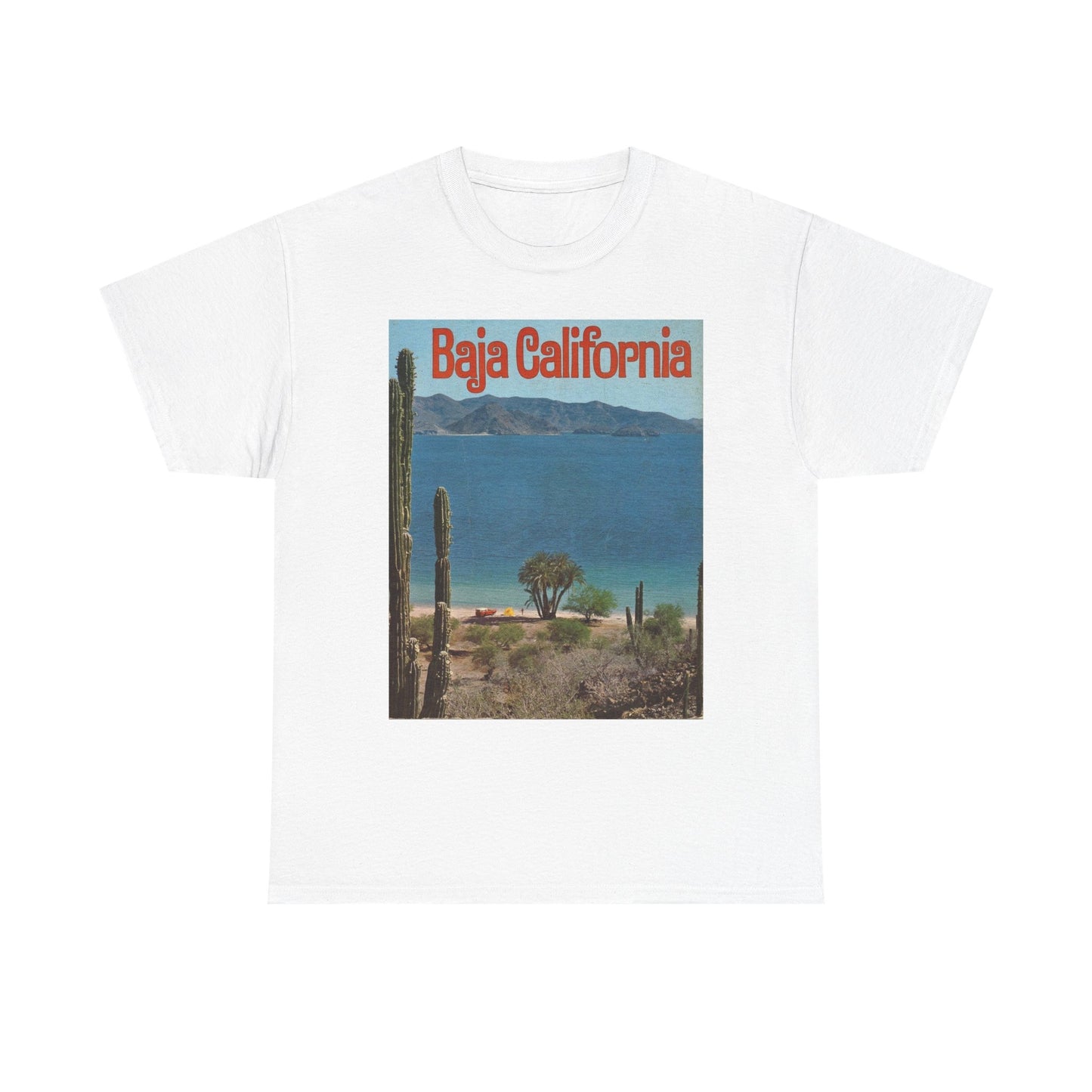 Baja California Graphic T Shirt Unisex Heavy Cotton Tee Gift
