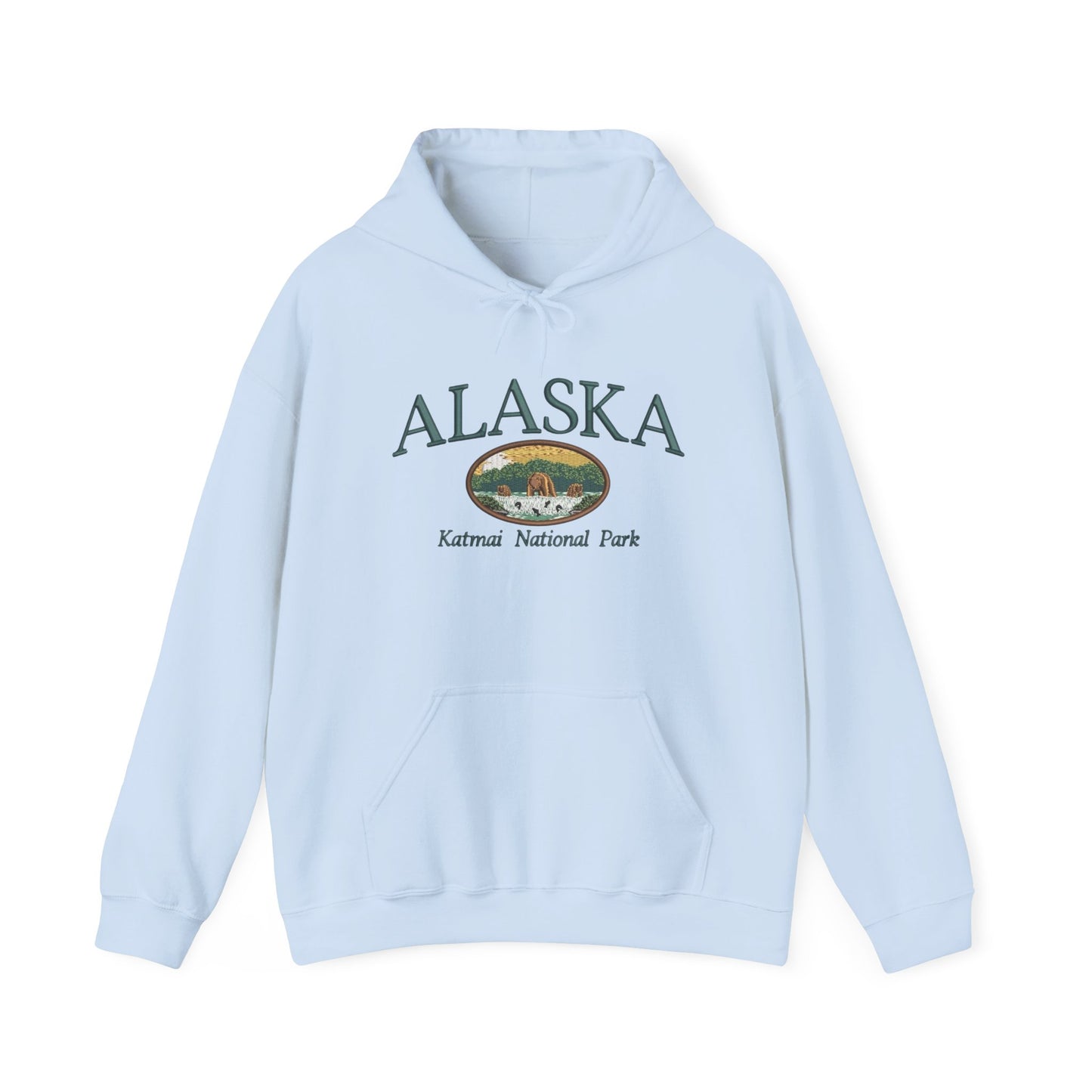 Alaska National Parks Graphic Hoodie Heavy Blend Sweatshirt NEW