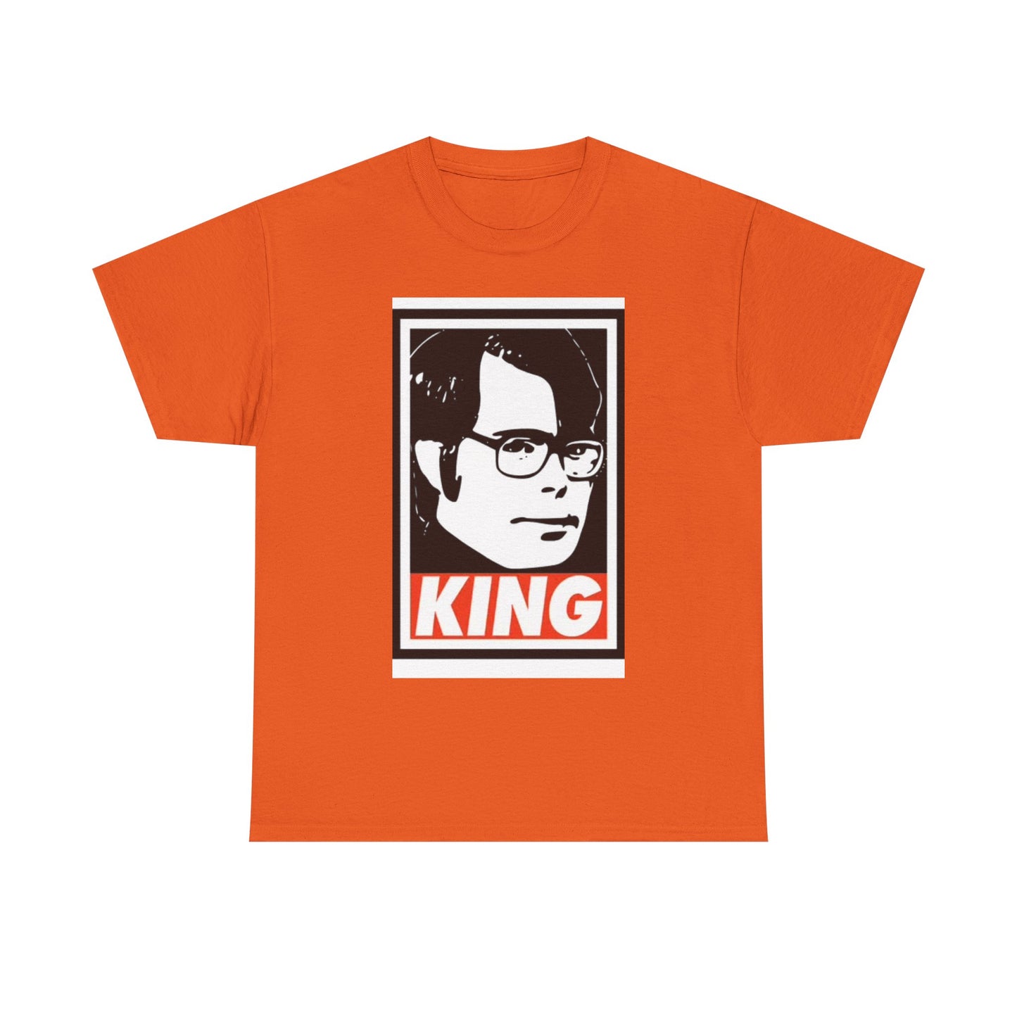 Stephen King Shirt Retro Poster Horror Funny Gift Scary Unisex Heavy Cotton Tee