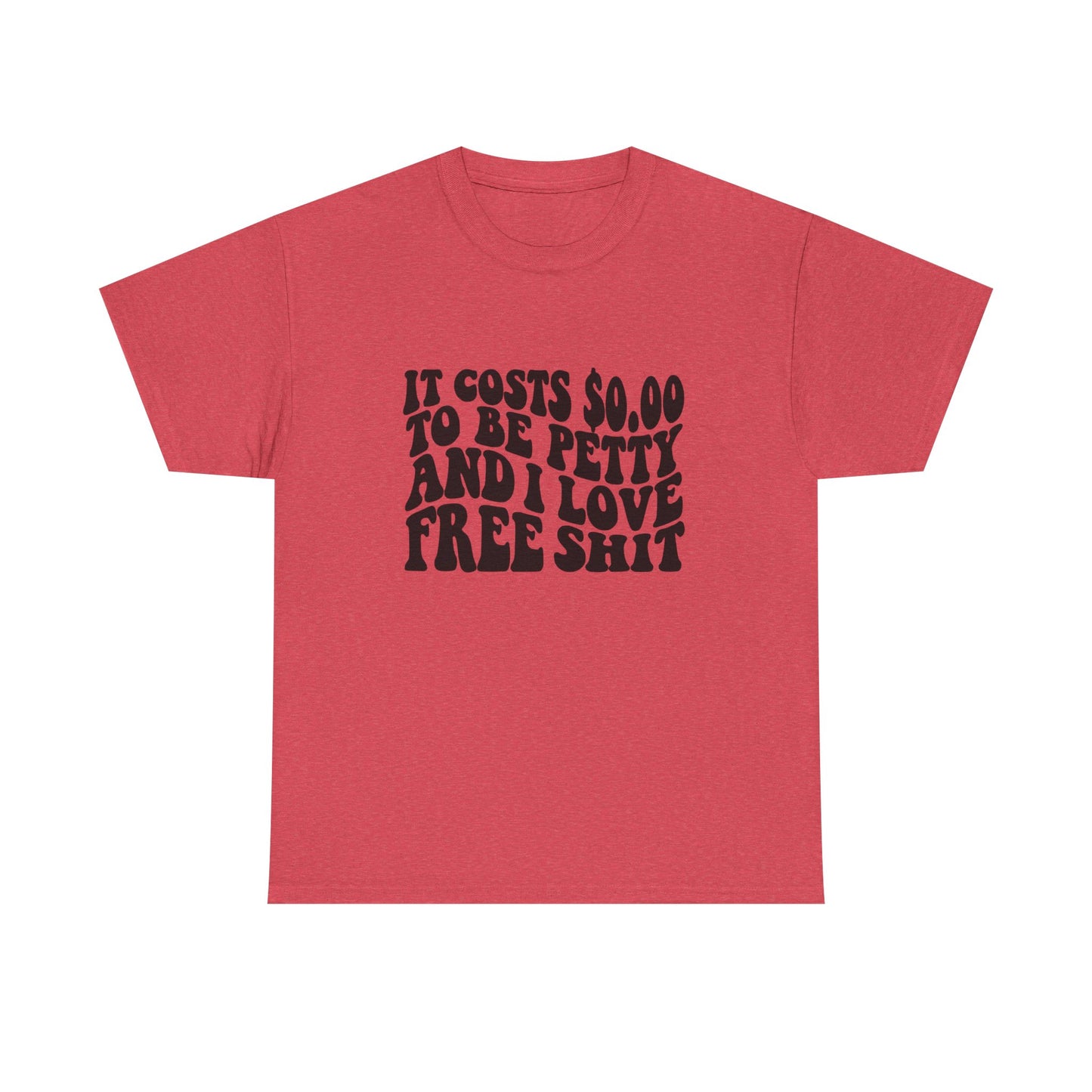 Funny Petty Jokes Humor Graphic T Shirt Unisex Heavy Cotton Tee