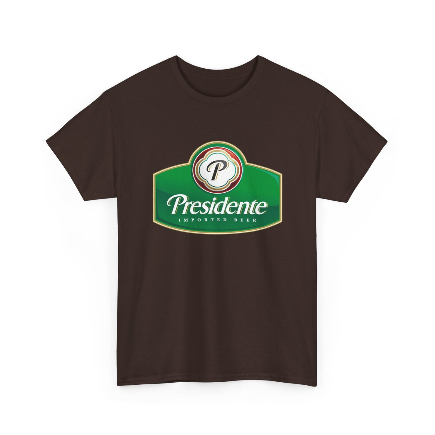 Presidente Beer Logo Shirt Retro Poster Unisex Heavy Cotton Tee