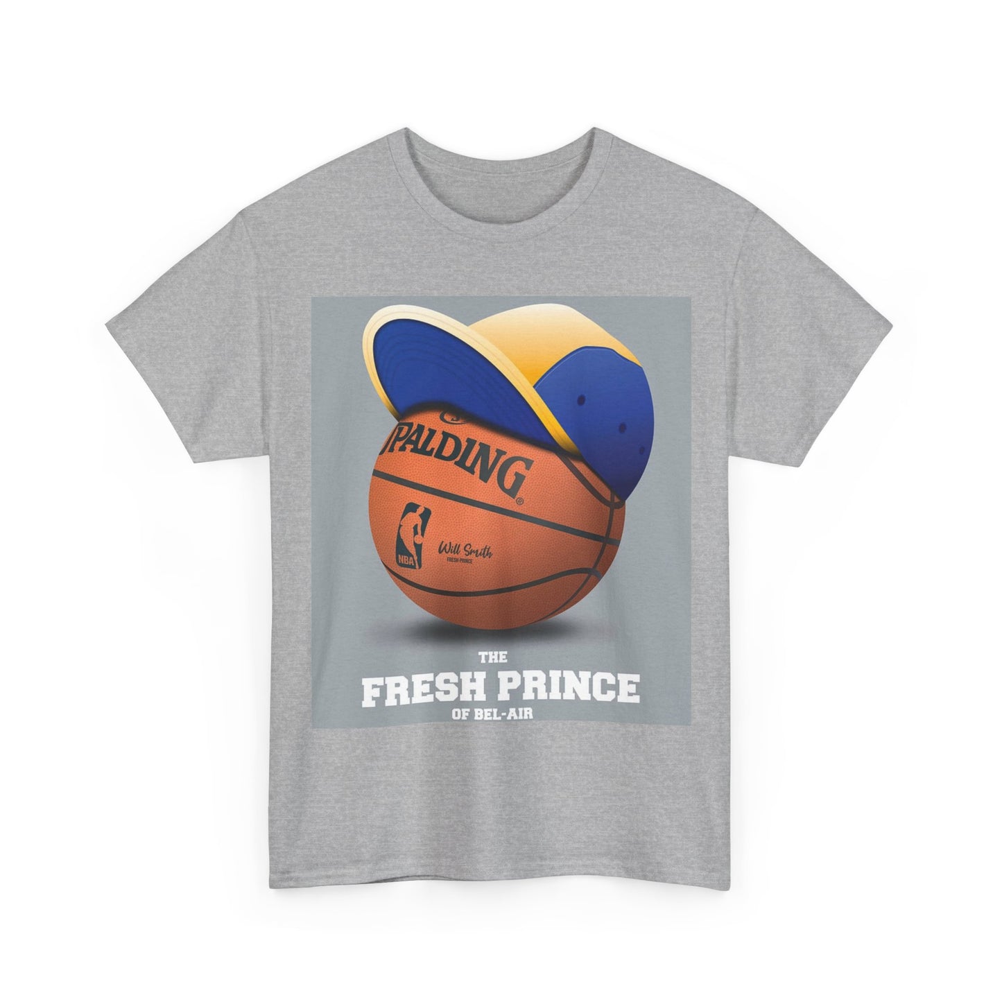 The fresh Prince Of Bel Air Tshirt Basketball Poster Tv Unisex Heavy Cotton Tee