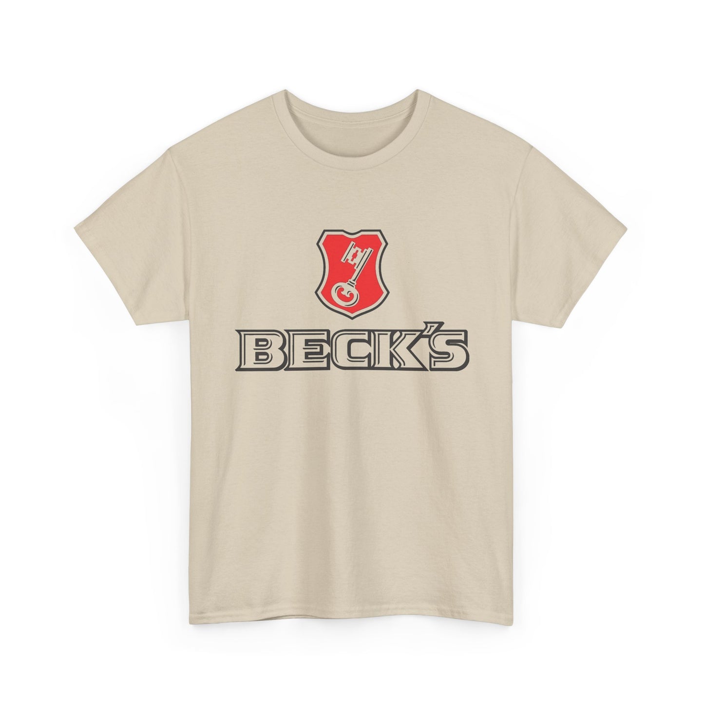 Becks Beer Retro Design Graphic T Shirt NEW Unisex Heavy Cotton Tee