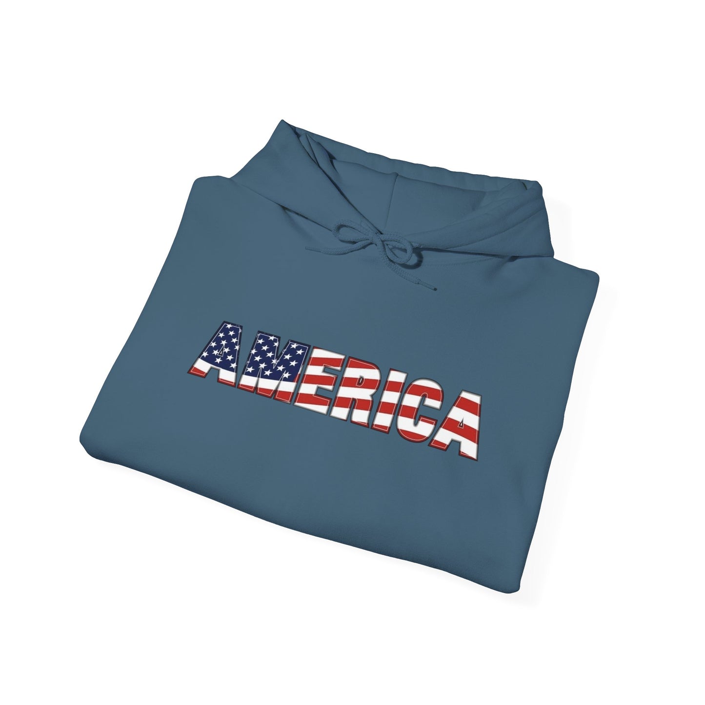 America Flag MULTIPLE COLORS Graphic Hoodie Unisex Heavy Blend Hooded Sweatshirt