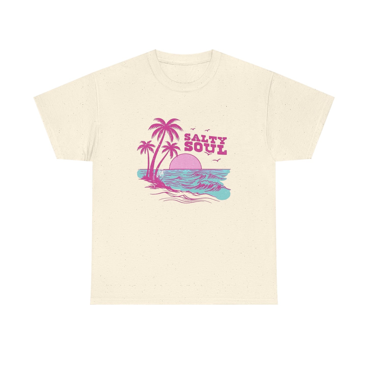 Salty Soul Graphic T Shirt ALL SIZES Tee Unisex Heavy Cotton