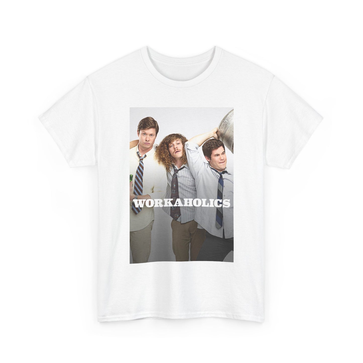 Workaholics T Shirt Poster Comedy Central Gift Vintage Show Unisex Heavy Cotton