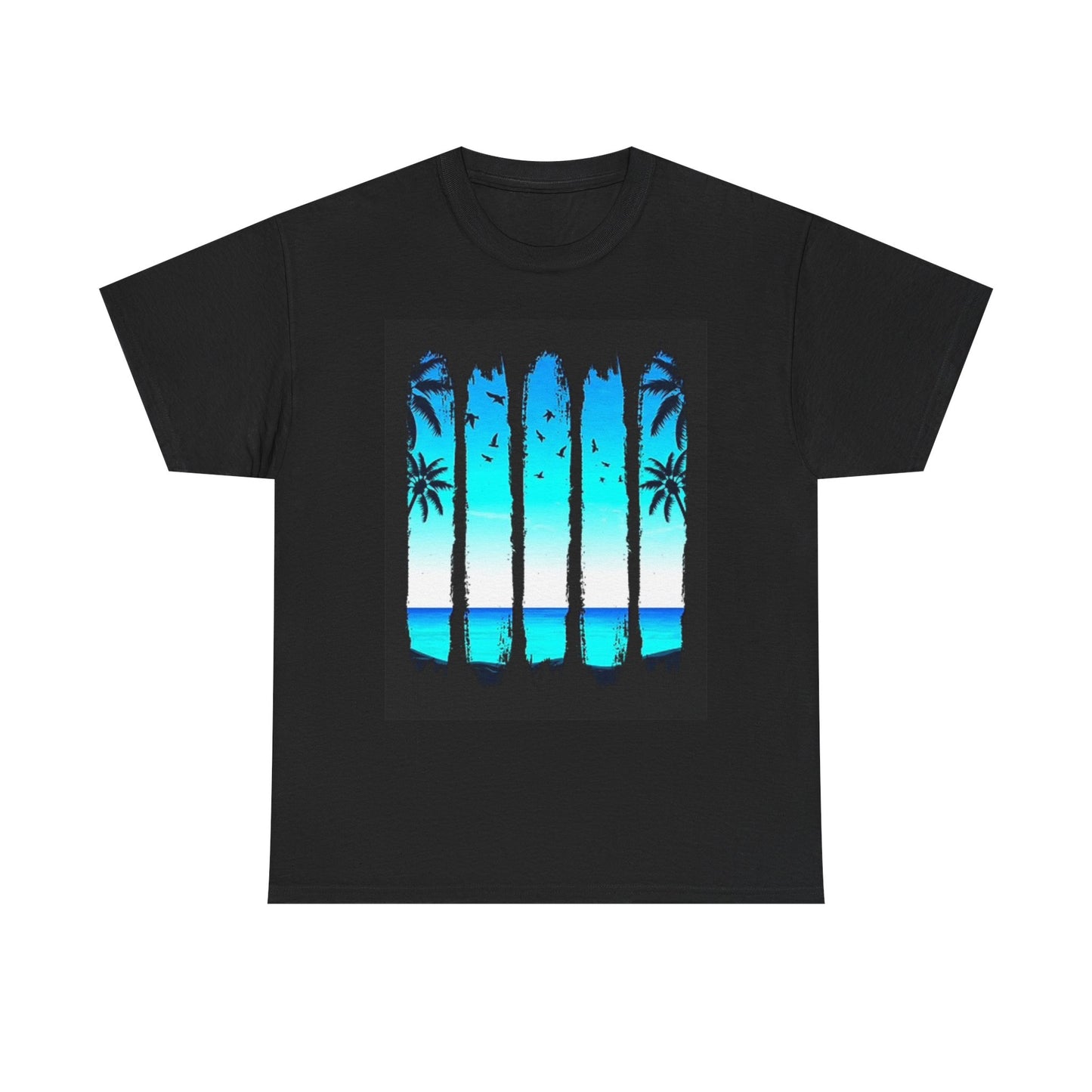 Hidden Surfing Spot Graphic T Shirt Retro Vacation Unisex Heavy Cotton Tee