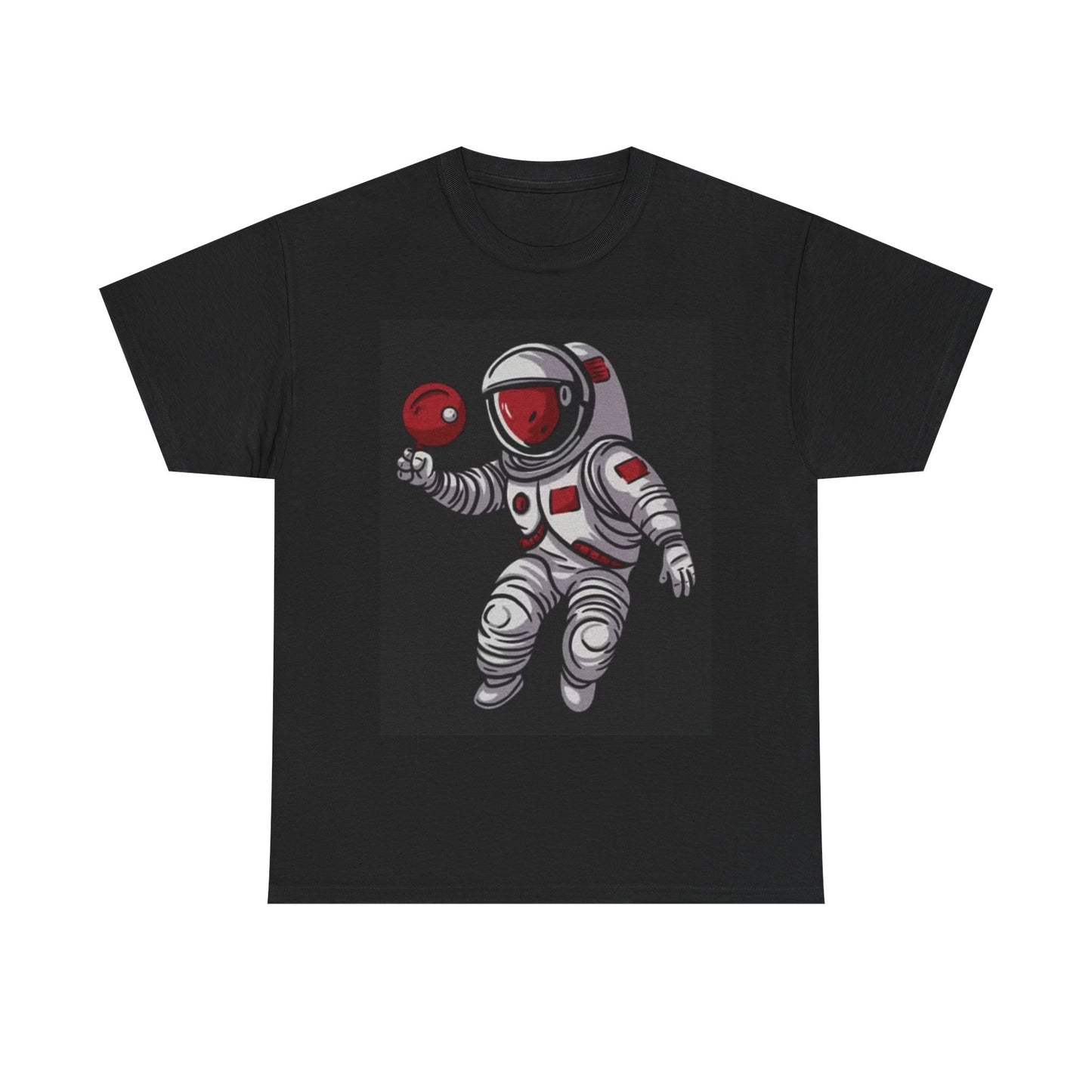 Astronaut Shirt Funny Space Balloon Banksy Art Unisex Heavy Cotton Tee