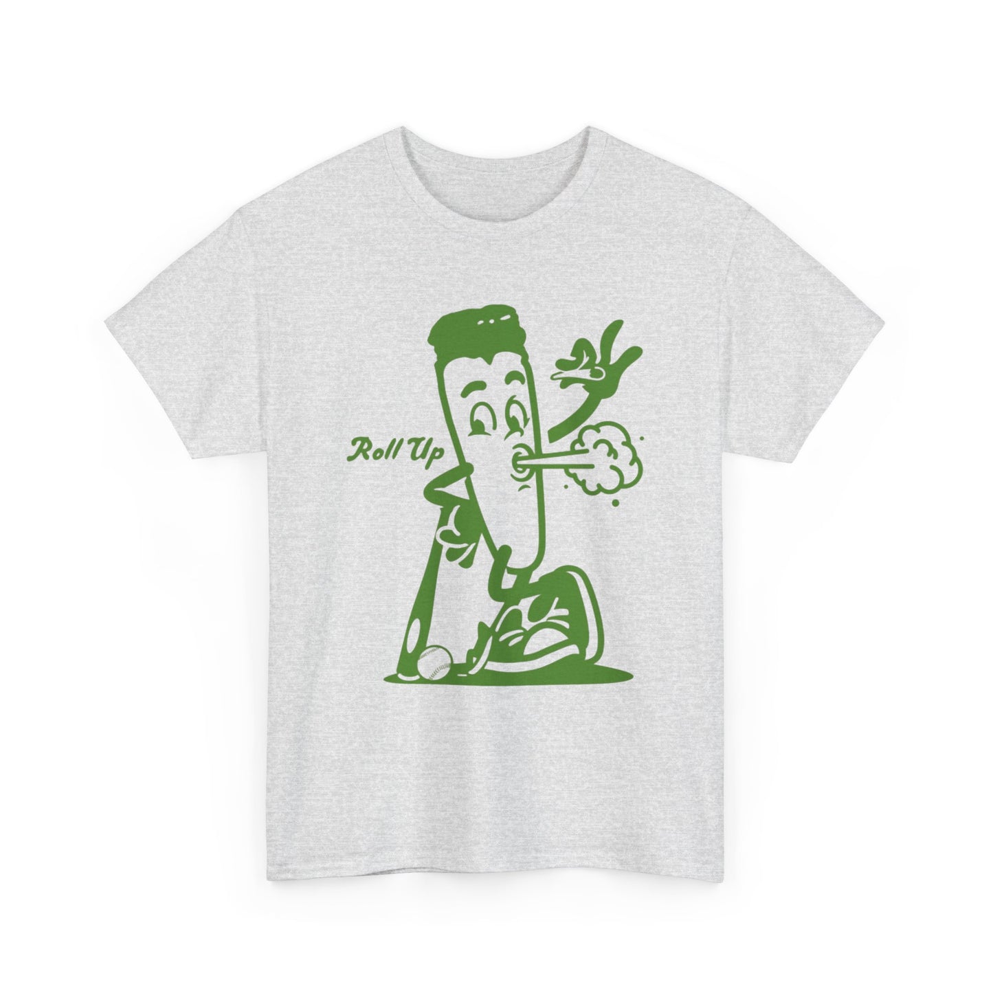 Roll Up Retro Weed 420 Graphic T Shirt S-5XL NEW Unisex Heavy Cotton Tee