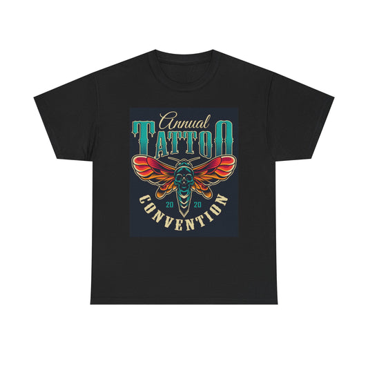 Tattoo Convention Butterfly T Shirt Unisex Heavy Cotton Tee