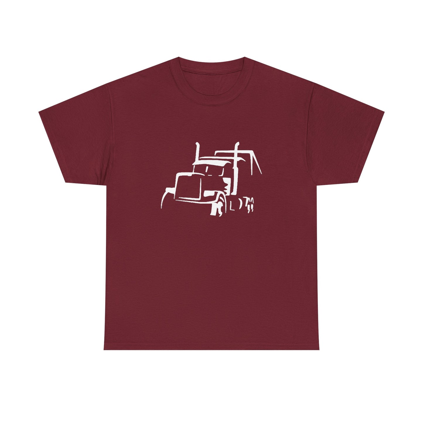 Semi Truck Trailer Hauling Graphic T Shirt NEW Adult Regular Sizing Tee