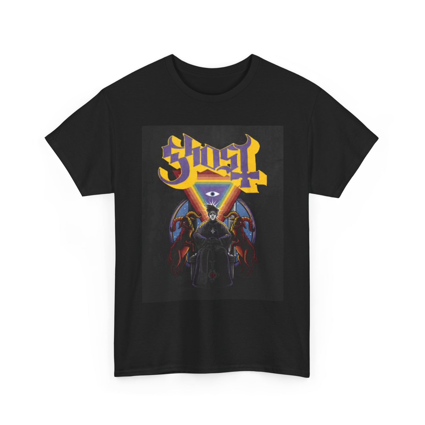Ghost Graphic T Shirt Retro Rock Band Merch Vintage Unisex Heavy Cotton Tee