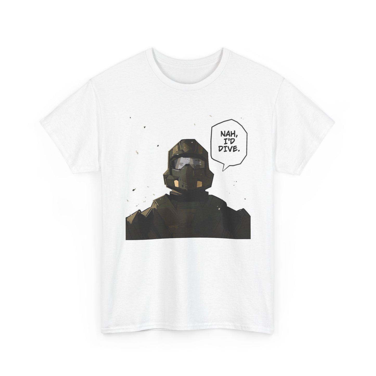 Hell Divers Gaming Graphic T Shirt Unisex Heavy Cotton Tee