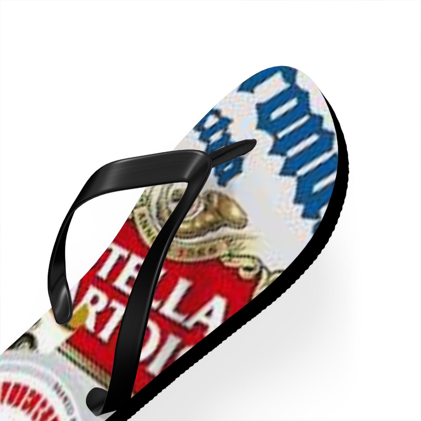 Beer Labels Summer Sandals, Beach Shoes, Vacation Flip Flops, Pool Slides